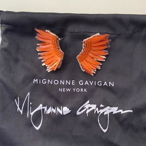 Mignonne Gavigan Mini Madeline Earrings Orange